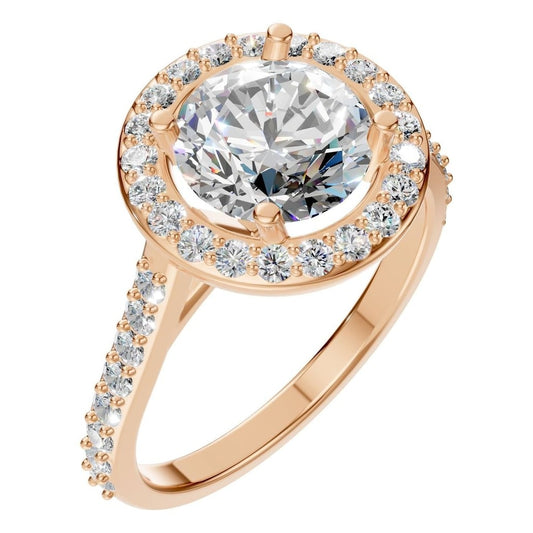 RI-7694 Rose Gold Ring SET - Main View