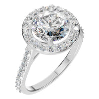 RI-7694 White Gold Ring SET - Main View