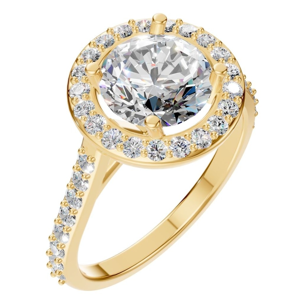 RI-7694 Yellow Gold Ring SET - Main View