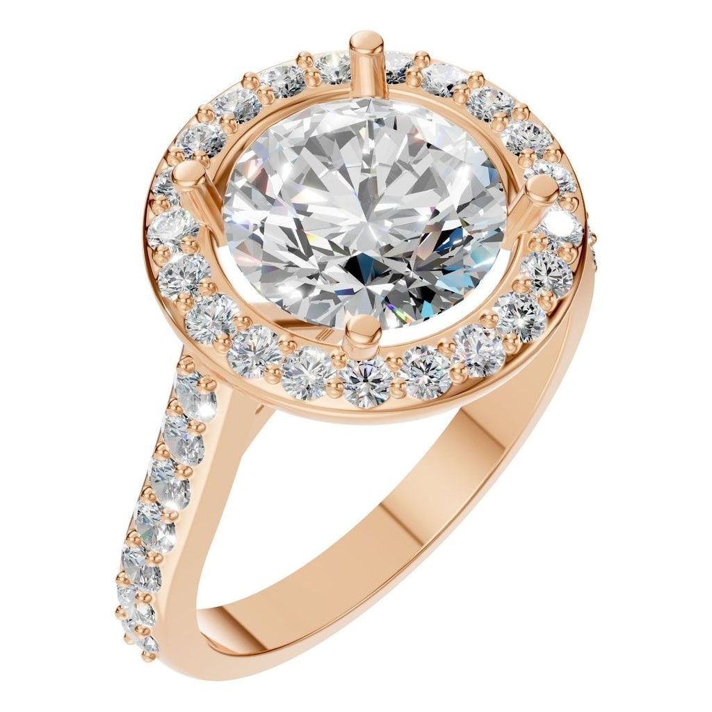 RI-7694 Rose Gold Ring SET - Main View
