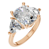 RI-7733 Rose Gold Ring SET - Main View