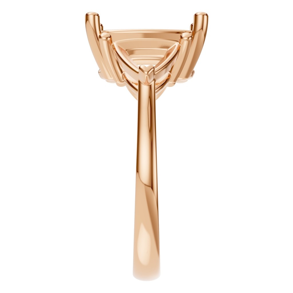 RI-7733 Rose Gold Ring UNSET - Side View