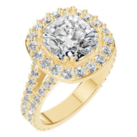 RI-7842 Yellow Gold Ring SET - Main View