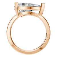 RI-7928 Rose Gold Ring SET - Top View