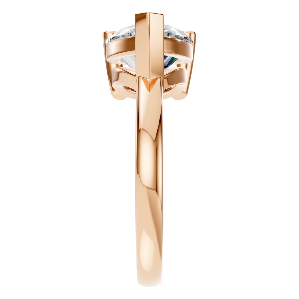 RI-7928 Rose Gold Ring SET - Side View