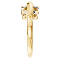 RI-7928 Yellow Gold Ring SET - Side View