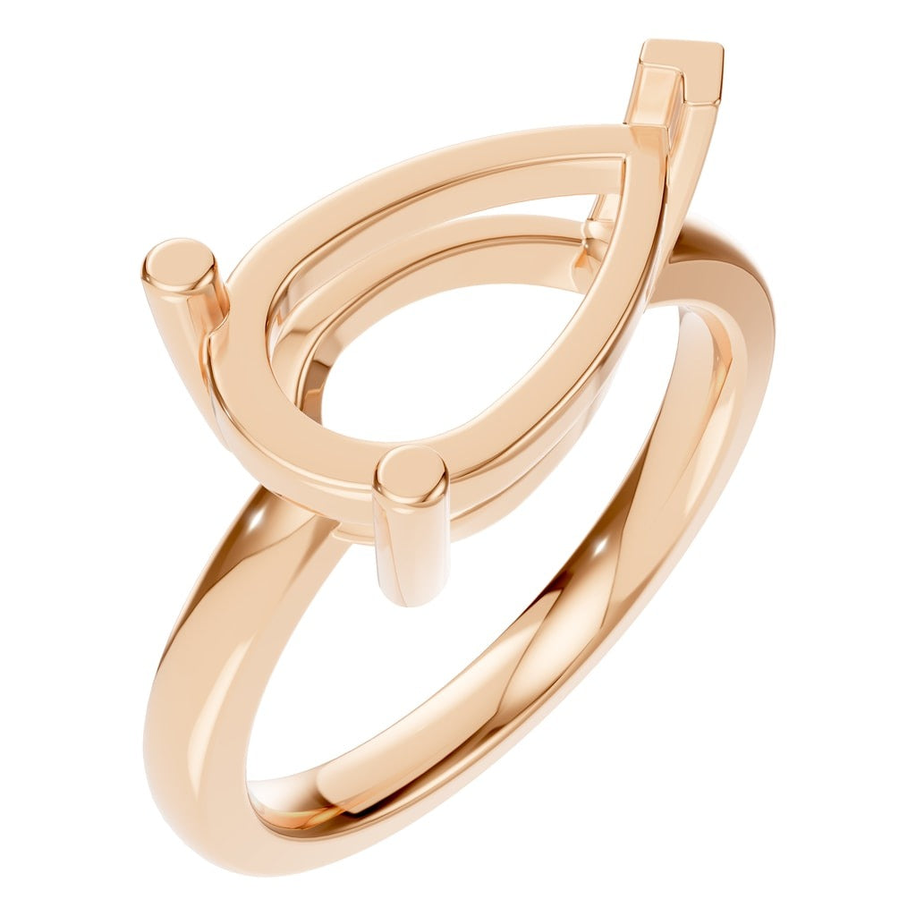 RI-7928 Rose Gold Ring UNSET - Main View