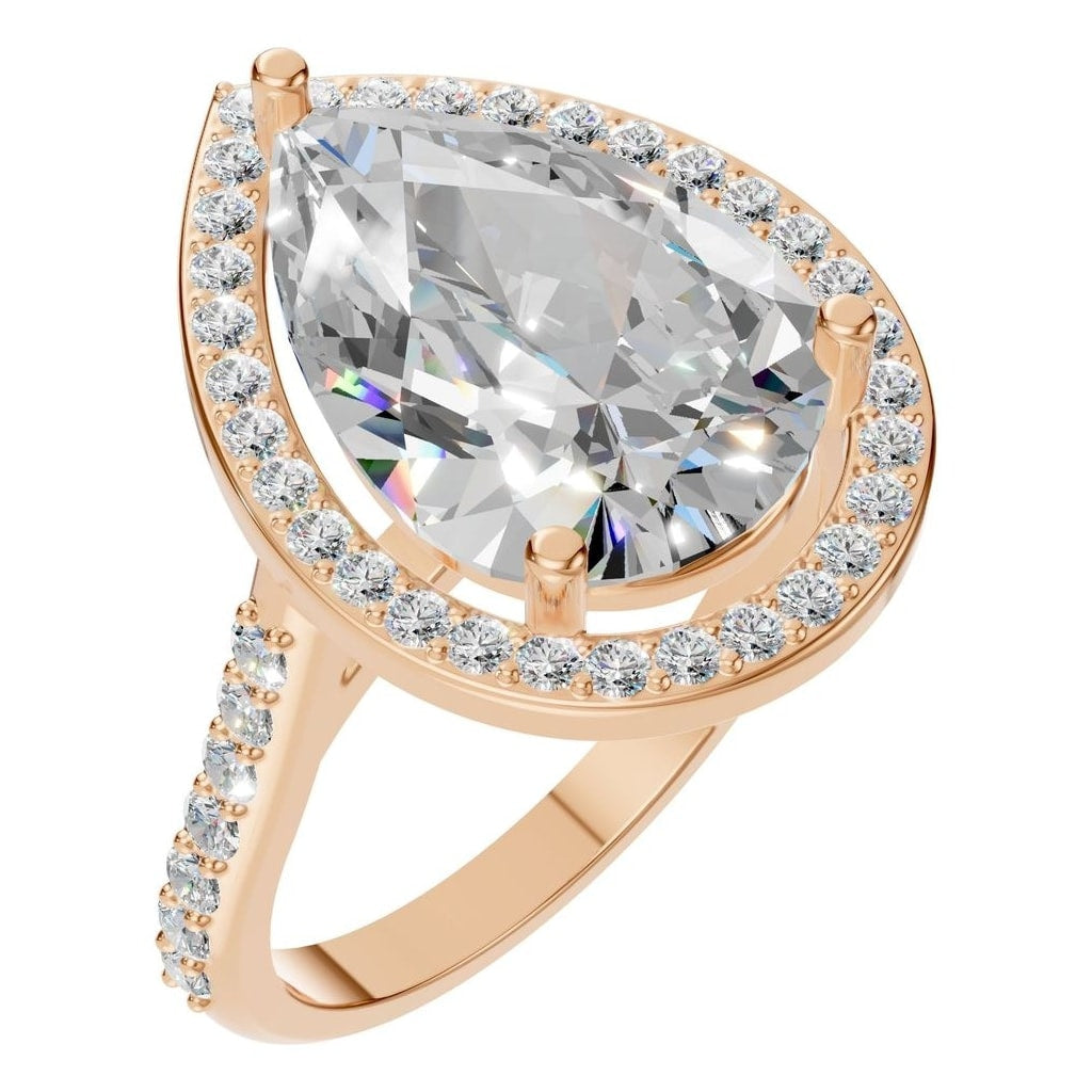 RI-7933 Rose Gold Ring SET - Main View