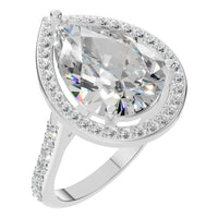 RI-7933 White Gold Ring SET - Main View