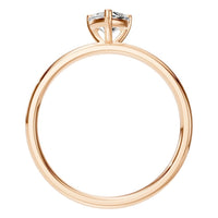RI-7942 Rose Gold Ring SET - Top View