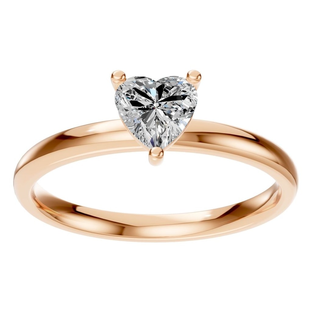 RI-7942 Rose Gold Ring SET - Front View