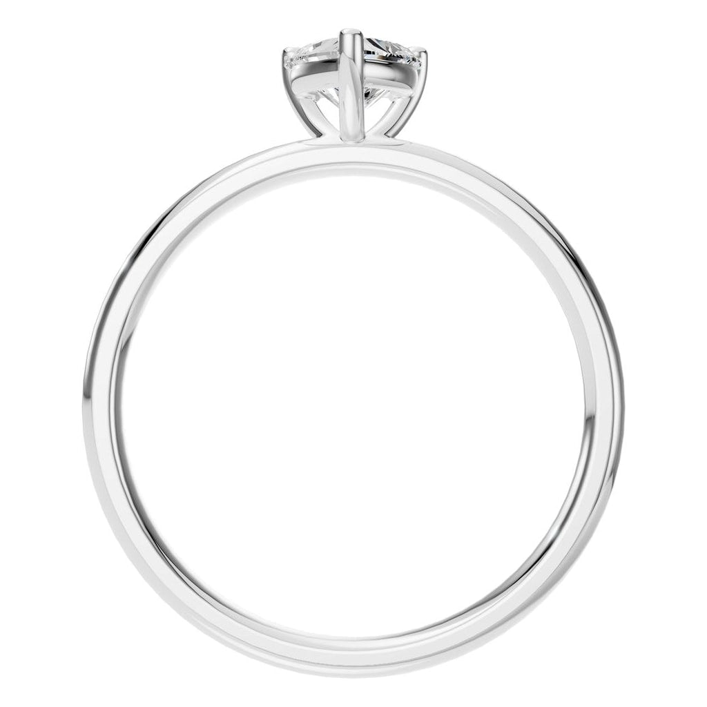 RI-7942 White Gold Ring SET - Top View