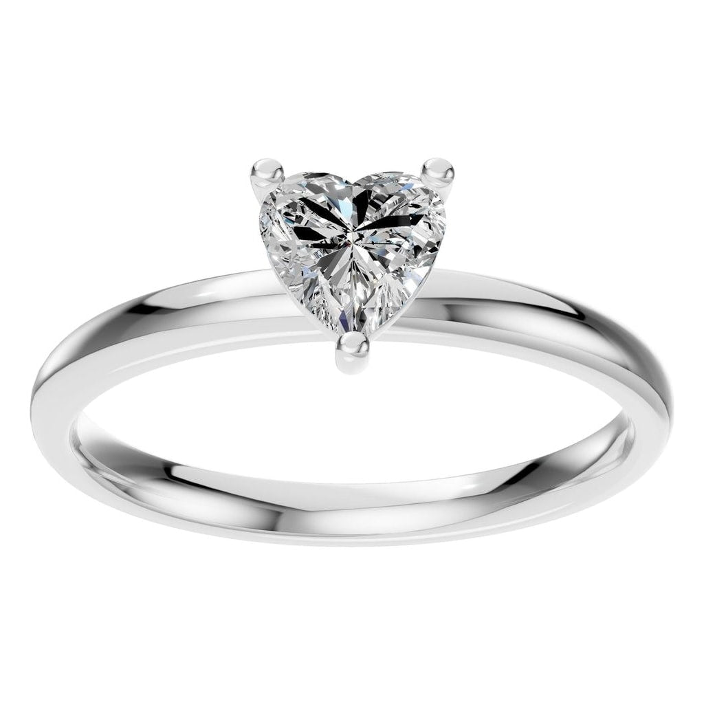 RI-7942 White Gold Ring SET - Front View
