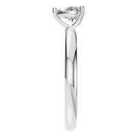 RI-7942 White Gold Ring SET - Side View