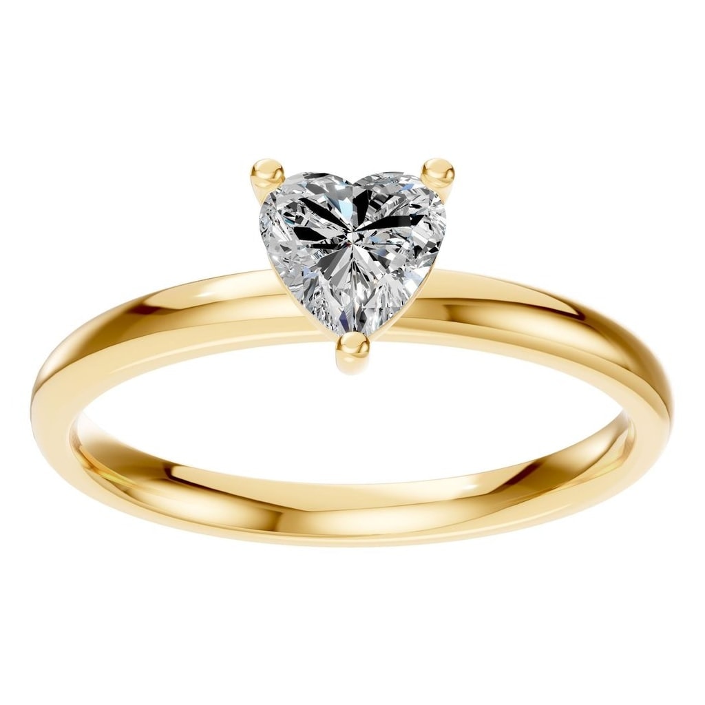 RI-7942 Yellow Gold Ring SET - Front View