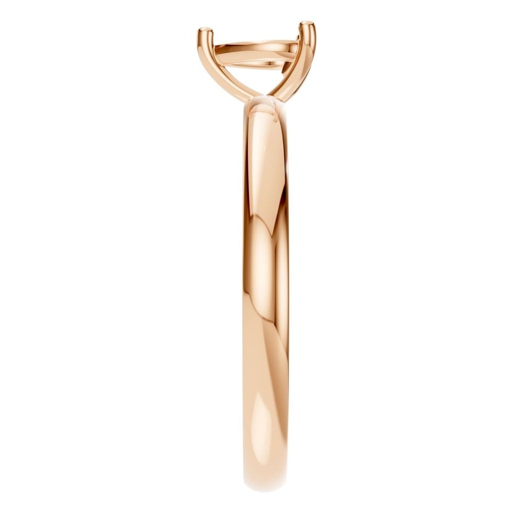 RI-7942 Rose Gold Ring UNSET - Side View