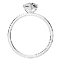 RI-7942 White Gold Ring SET - Top View