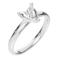 RI-7942 White Gold Ring UNSET - Main View