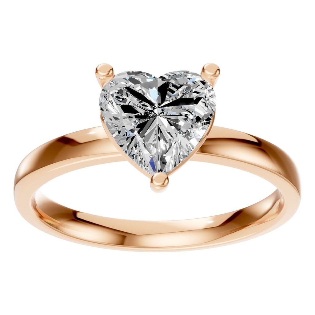 RI-7942 Rose Gold Ring SET - Front View