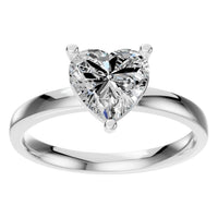 RI-7942 White Gold Ring SET - Front View