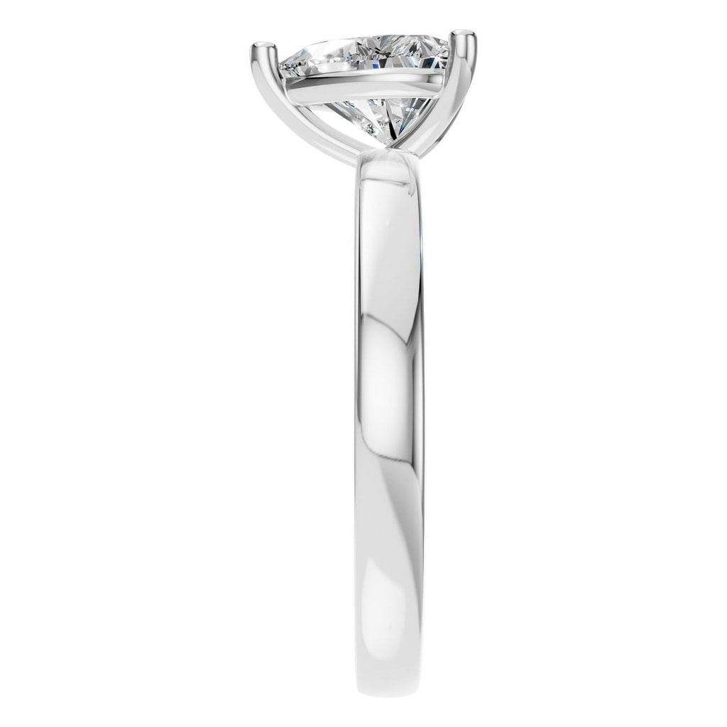 RI-7942 White Gold Ring SET - Side View