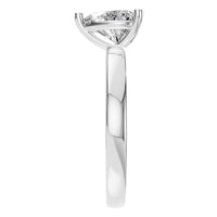 RI-7942 White Gold Ring SET - Side View