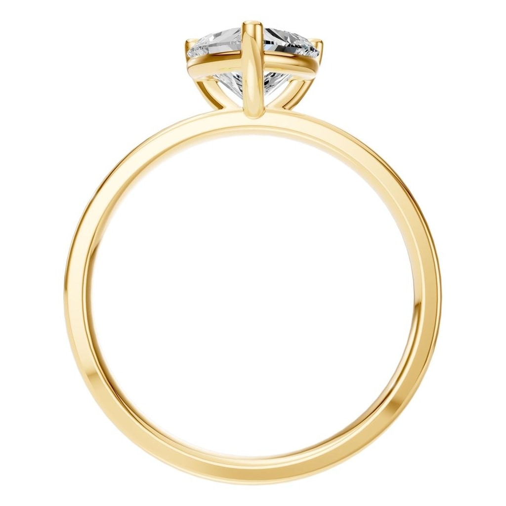 RI-7942 Yellow Gold Ring SET - Top View