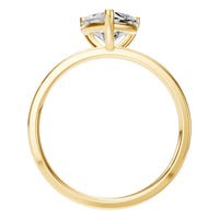 RI-7942 Yellow Gold Ring SET - Top View