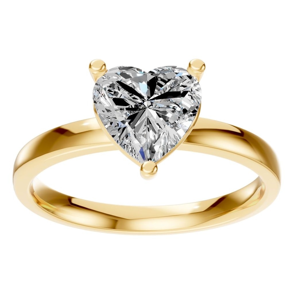 RI-7942 Yellow Gold Ring SET - Front View