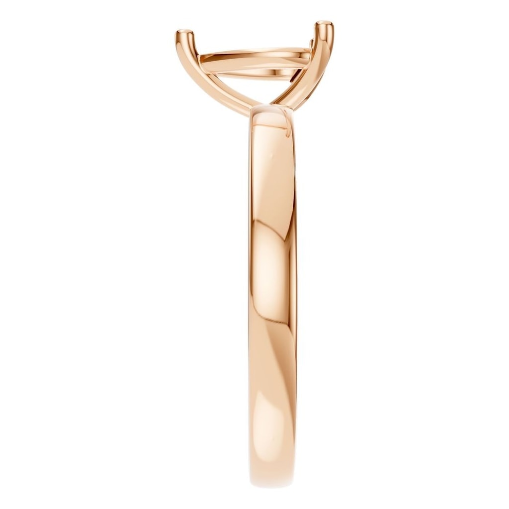 RI-7942 Rose Gold Ring UNSET - Side View