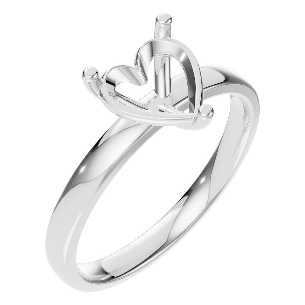 RI-7942 White Gold Ring UNSET - Main View