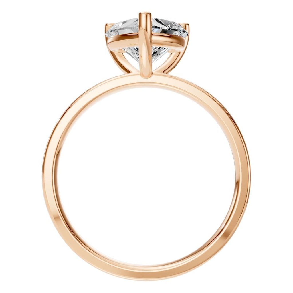 RI-7942 Rose Gold Ring SET - Top View