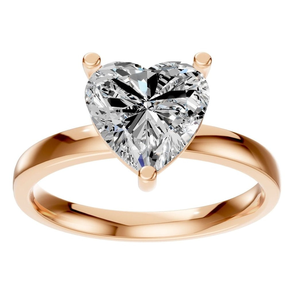 RI-7942 Rose Gold Ring SET - Front View