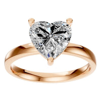 RI-7942 Rose Gold Ring SET - Front View