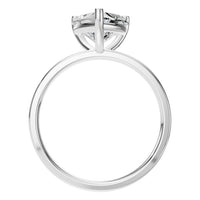 RI-7942 White Gold Ring SET - Top View