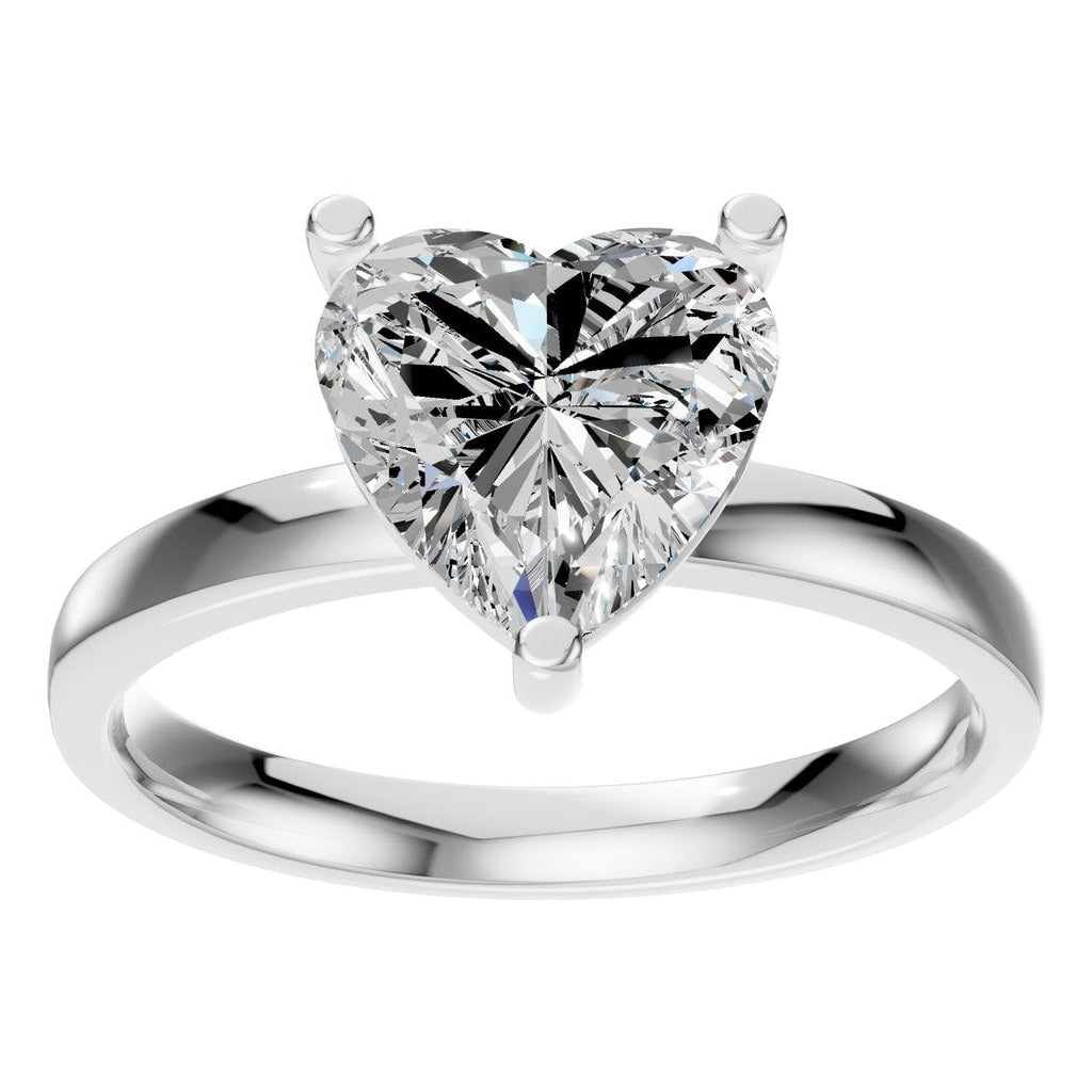 RI-7942 White Gold Ring SET - Front View