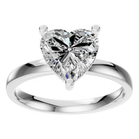 RI-7942 White Gold Ring SET - Front View