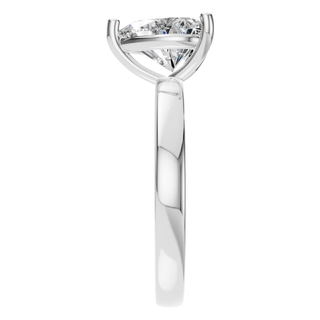 RI-7942 White Gold Ring SET - Side View