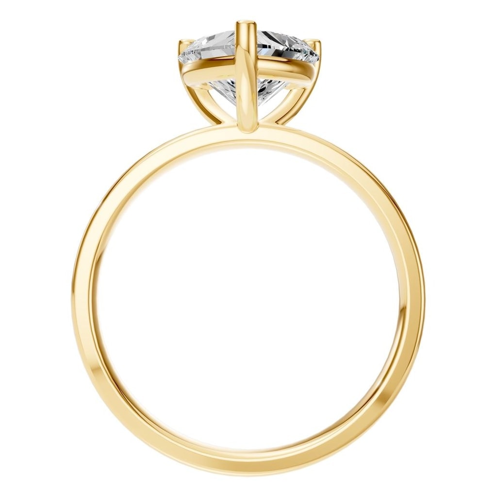 RI-7942 Yellow Gold Ring SET - Top View