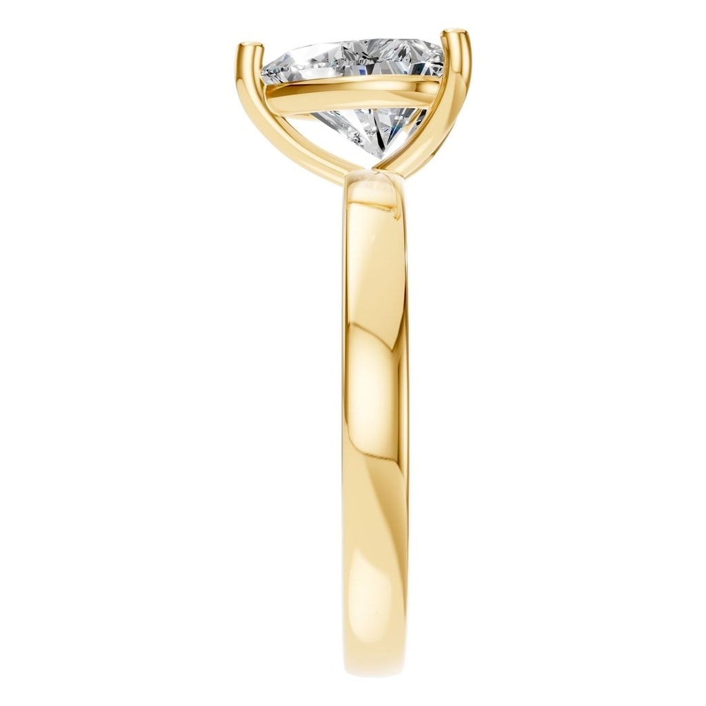 RI-7942 Yellow Gold Ring SET - Side View