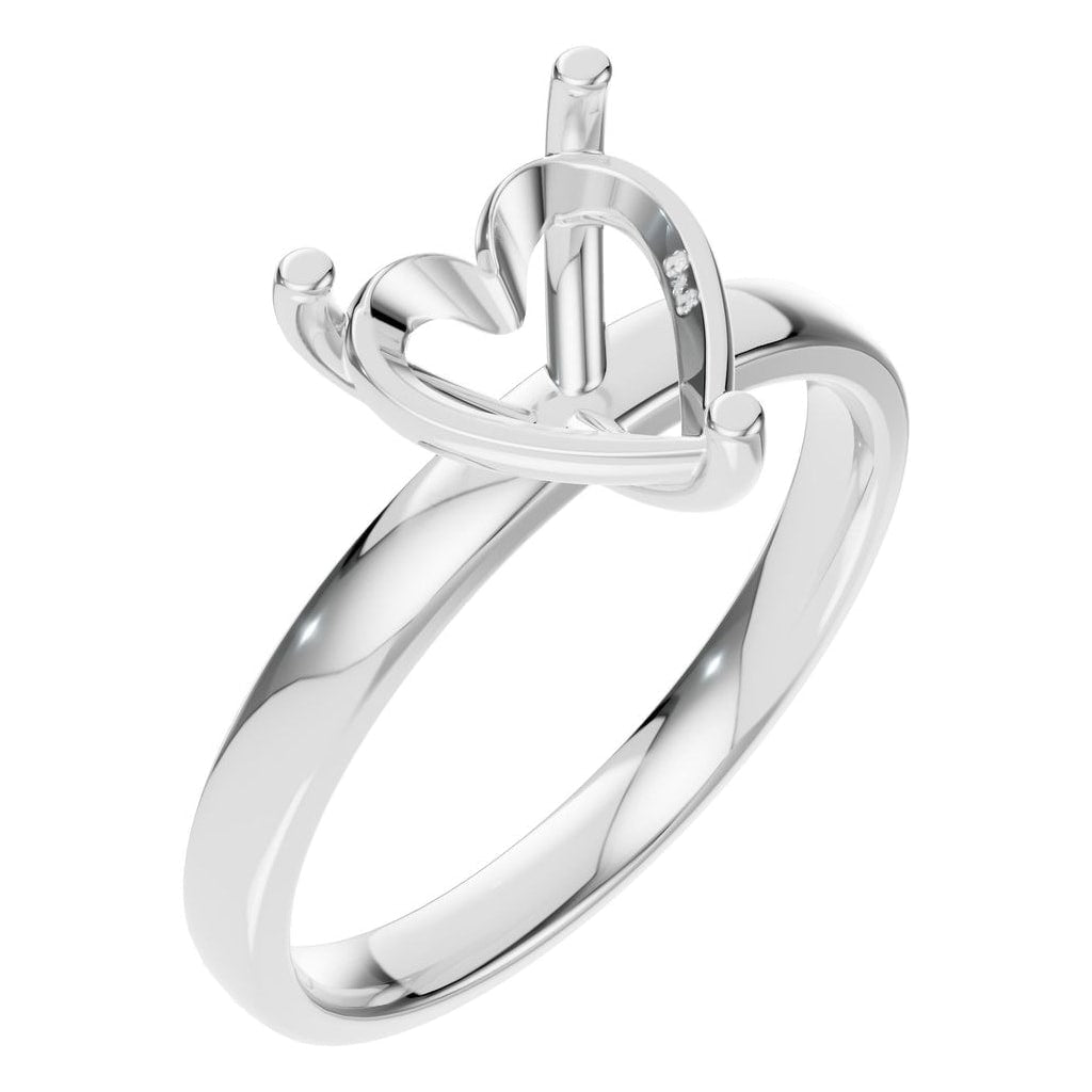 RI-7942 White Gold Ring UNSET - Main View