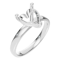 RI-7942 White Gold Ring UNSET - Main View