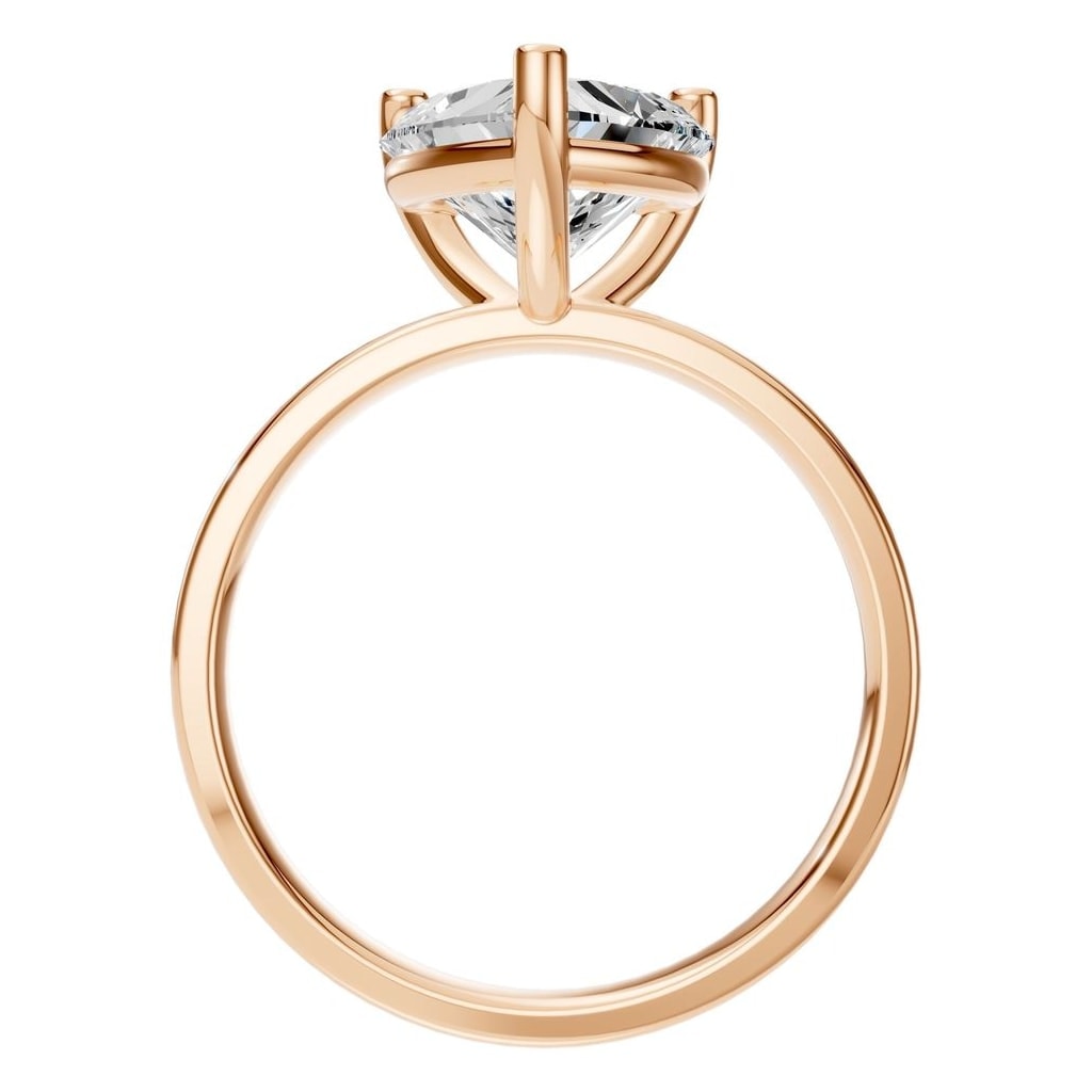 RI-7942 Rose Gold Ring SET - Top View