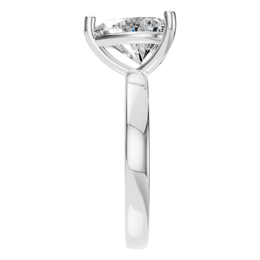 RI-7942 White Gold Ring SET - Side View