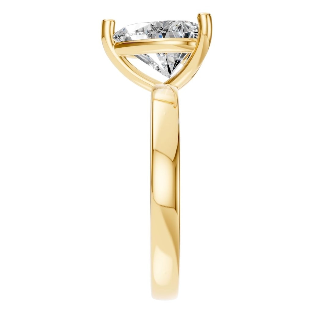 RI-7942 Yellow Gold Ring SET - Side View