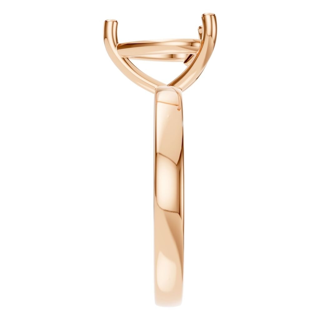 RI-7942 Rose Gold Ring UNSET - Side View