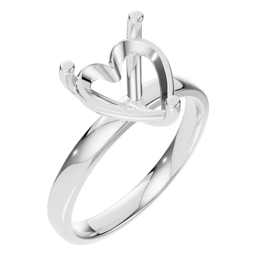 RI-7942 White Gold Ring UNSET - Main View