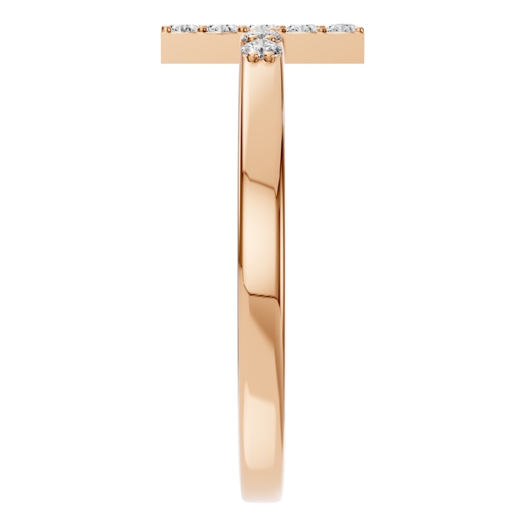 RI-7995 Rose Gold Ring SET - Side View