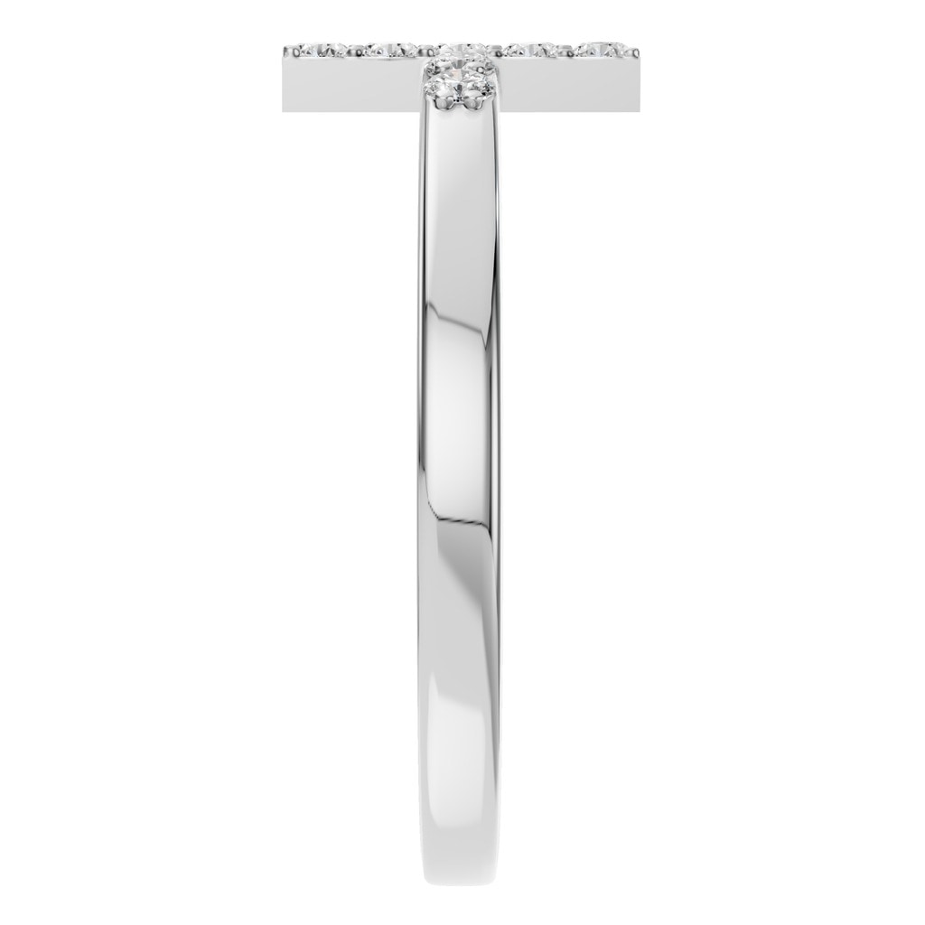 RI-7995 White Gold Ring SET - Side View