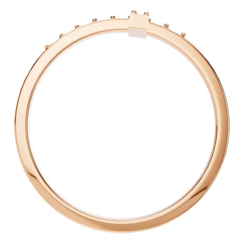 RI-7995 Rose Gold Ring UNSET - Top View